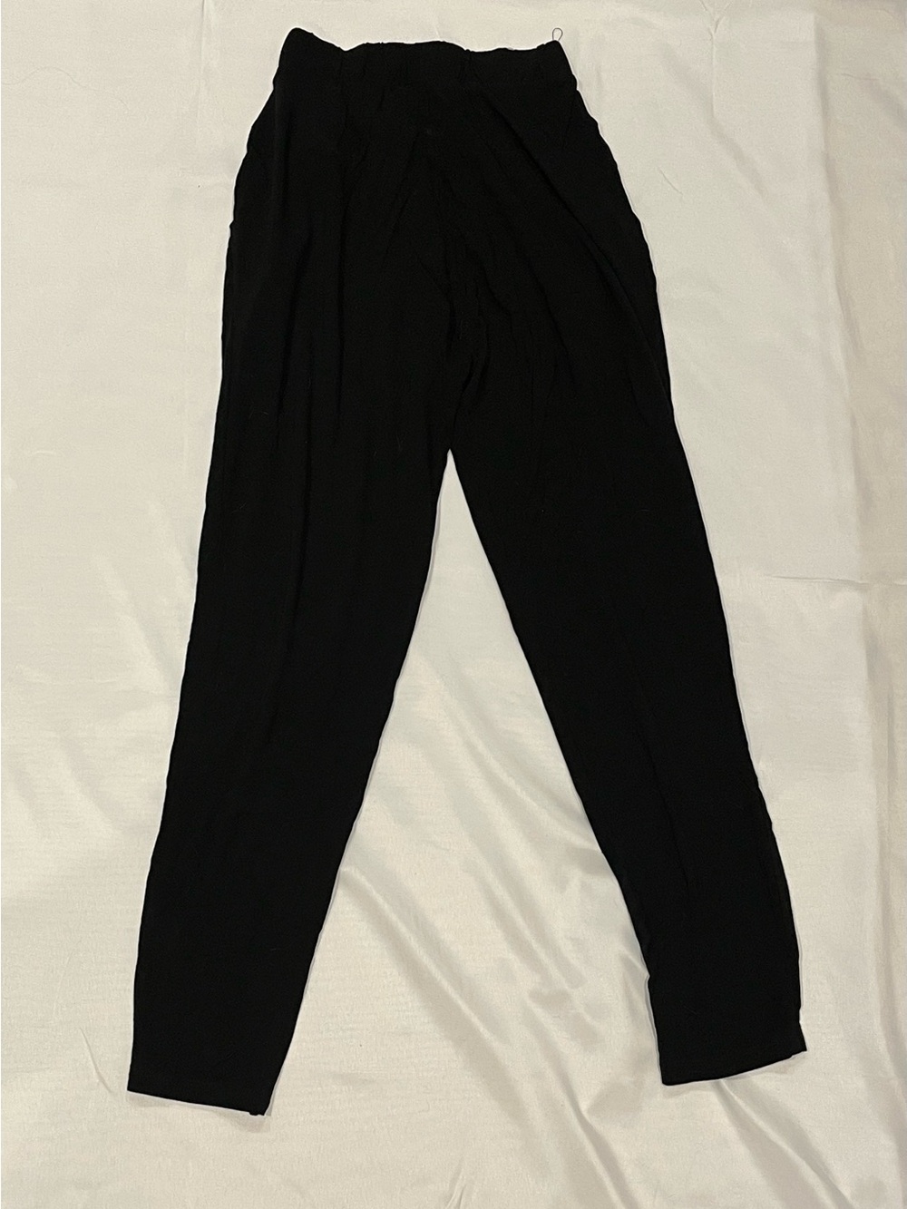 Black High-Waist Tapered Women’s Pants